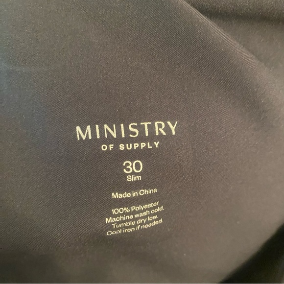 Ministry of Supply Kinetic Dress Pants 30 Slim 4 Way Stretch Office Business - Picture 5 of 7